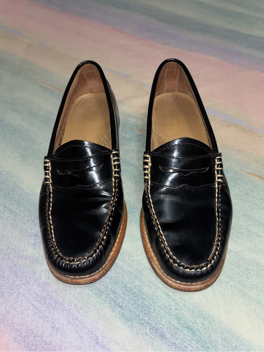 Bass Weejuns patent leather loafer women’s size 7 M